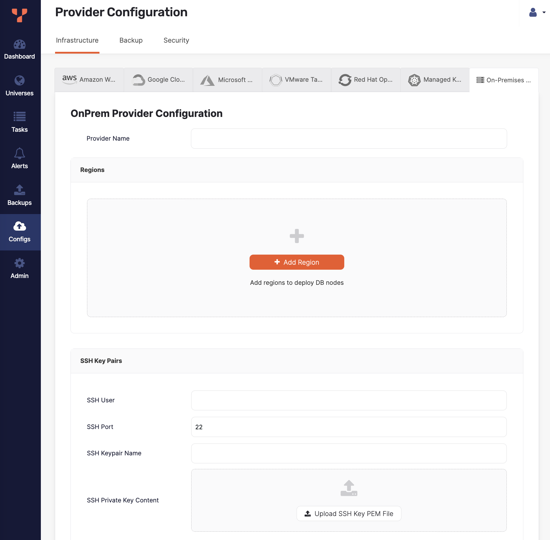 Create On-Premises provider Create On-Premises provider