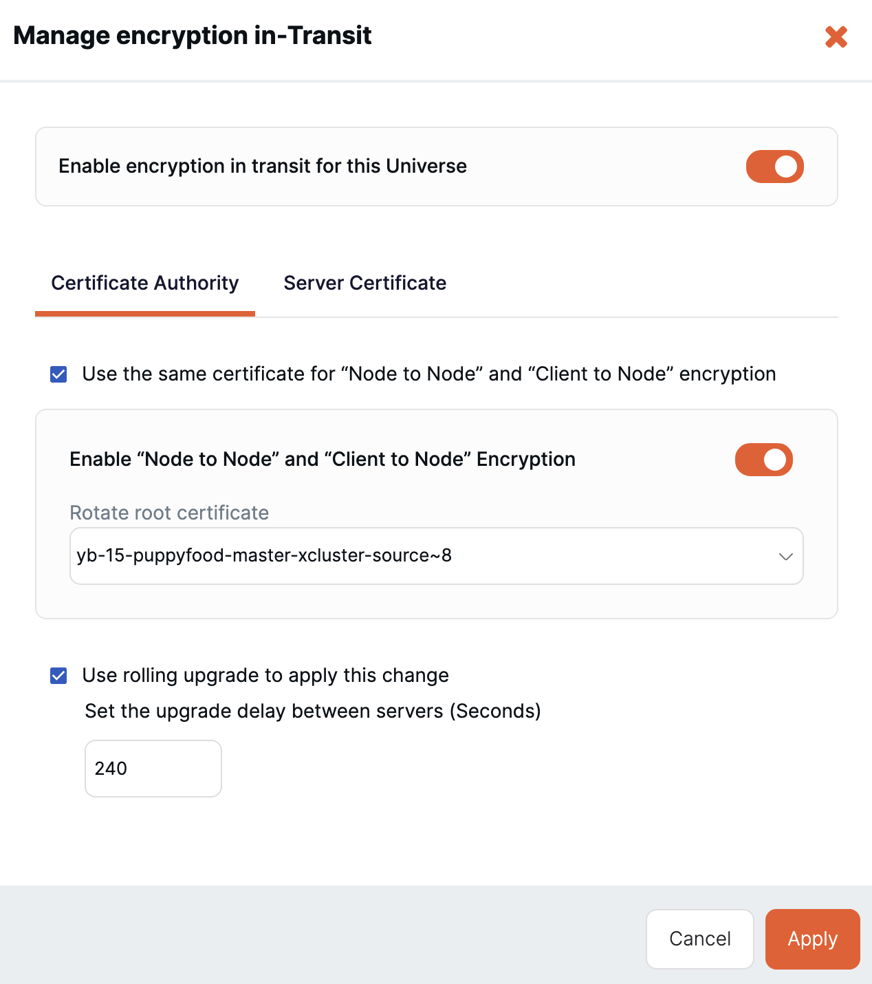 Rotate certificates Rotate certificates